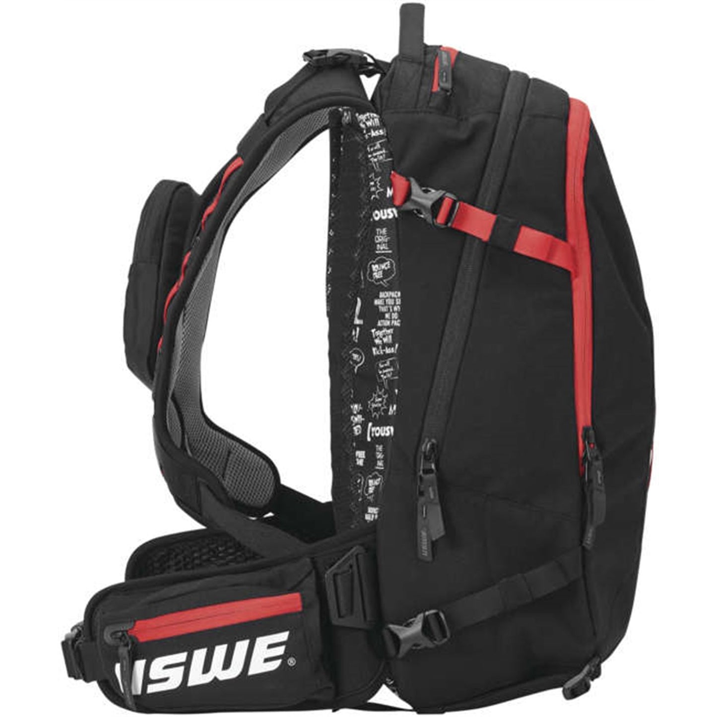 UsWe Core 16 Elite Daypack - Black/Red [MPN: V-2163336]_986311