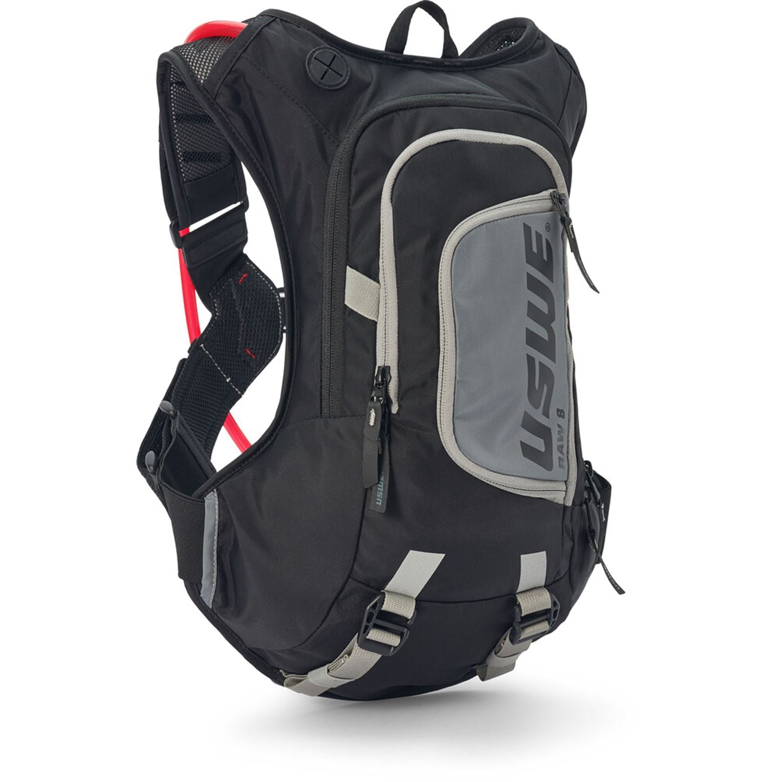 UsWe Moto Hydro 8 Hydration Pack - 8/Liter - 3/Liter Bladder - Carbon Black [MPN: V-2083401]_731545