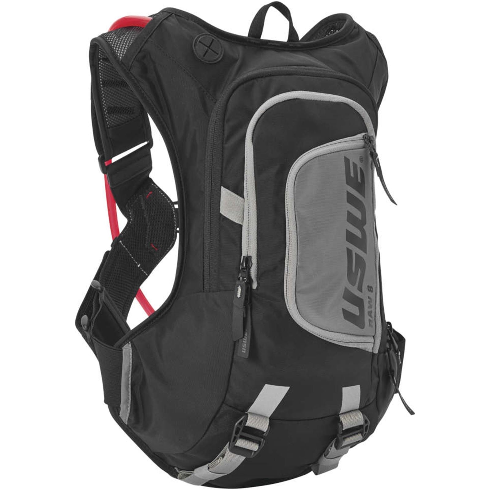 UsWe Moto Hydro 8 Hydration Pack - 8/Liter - 3/Liter Bladder - Carbon Black [MPN: V-2083401]_983322