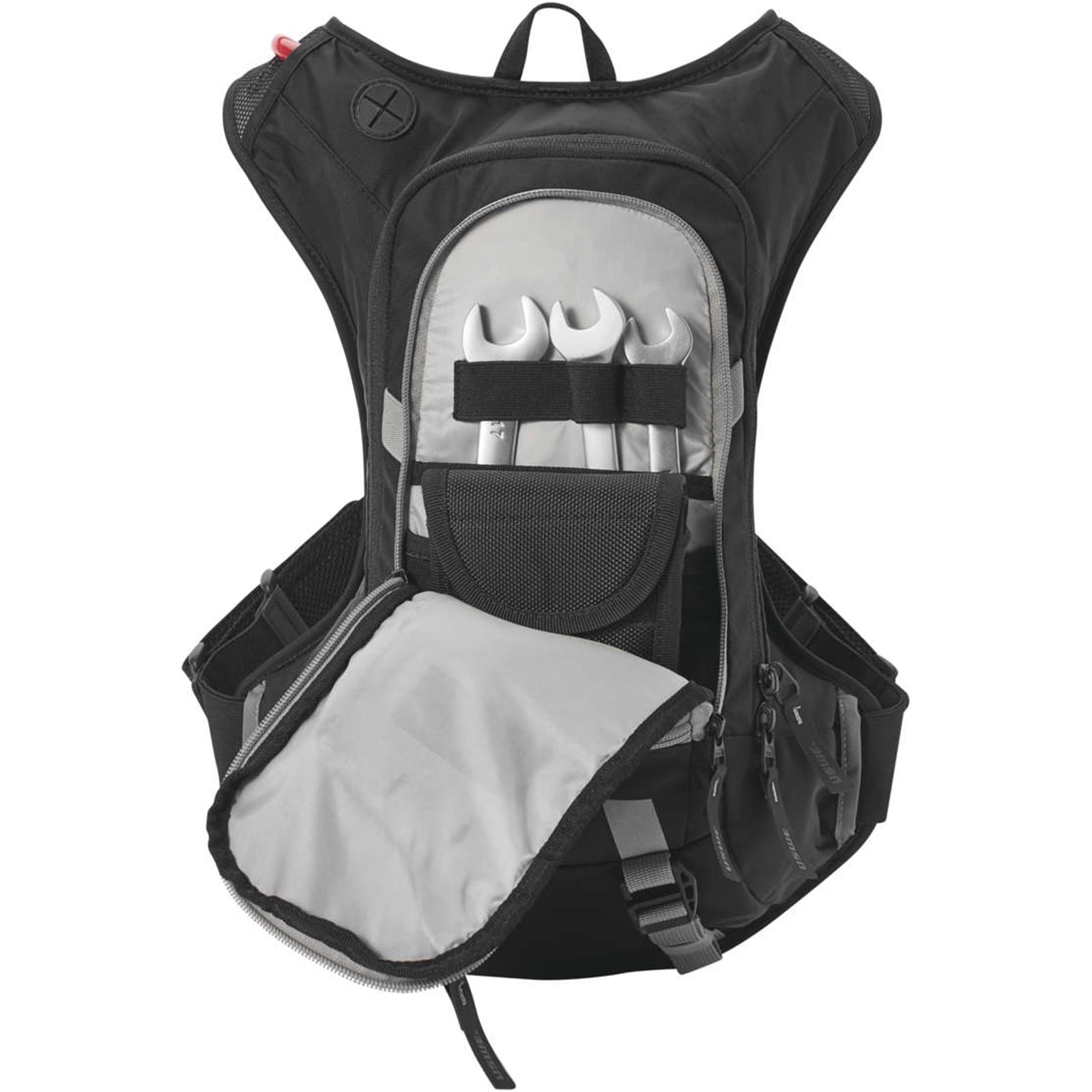 UsWe Moto Hydro 8 Hydration Pack - 8/Liter - 3/Liter Bladder - Carbon Black [MPN: V-2083401]_983323