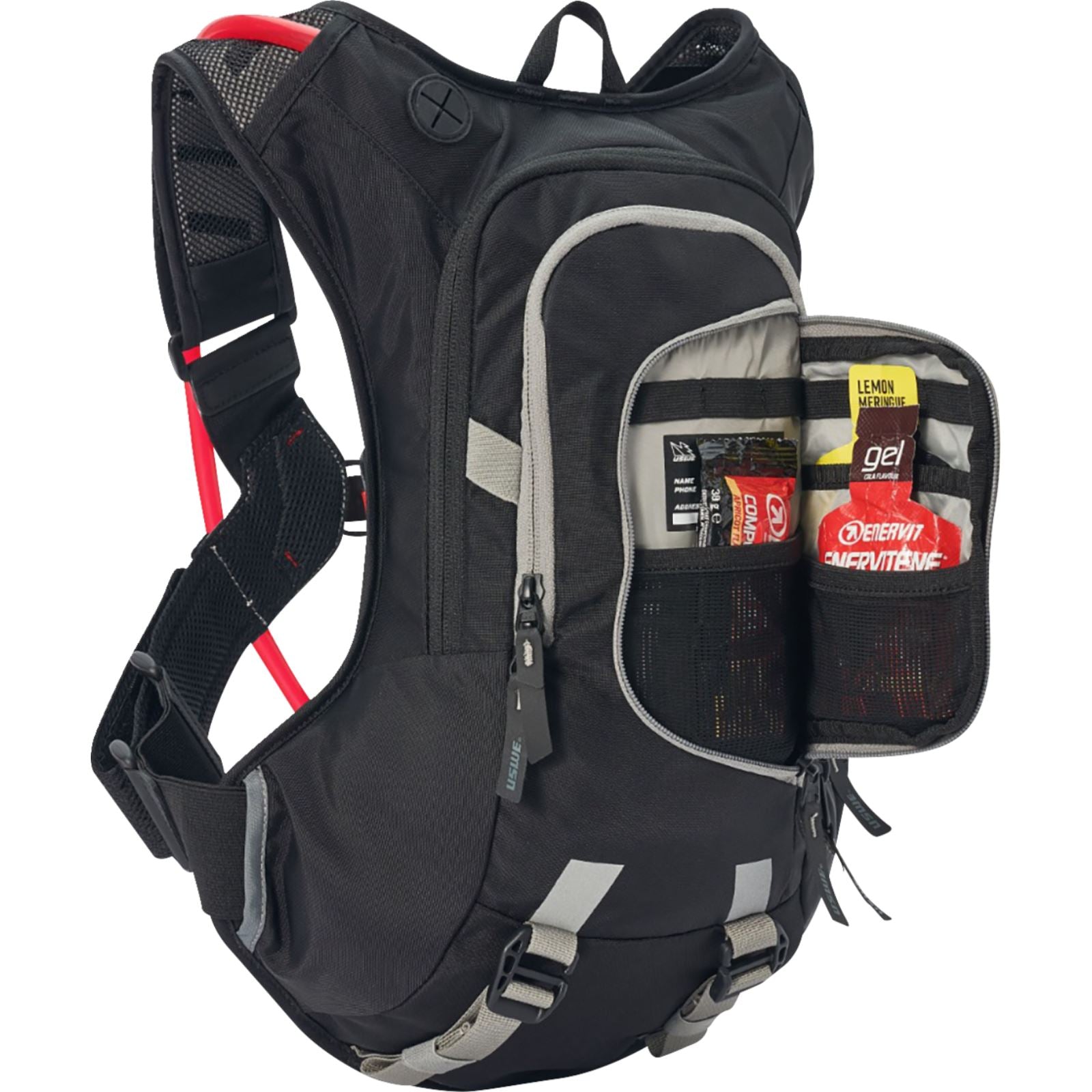 UsWe Moto Hydro 8 Hydration Pack - 8/Liter - 3/Liter Bladder - Carbon Black [MPN: V-2083401]_1441985
