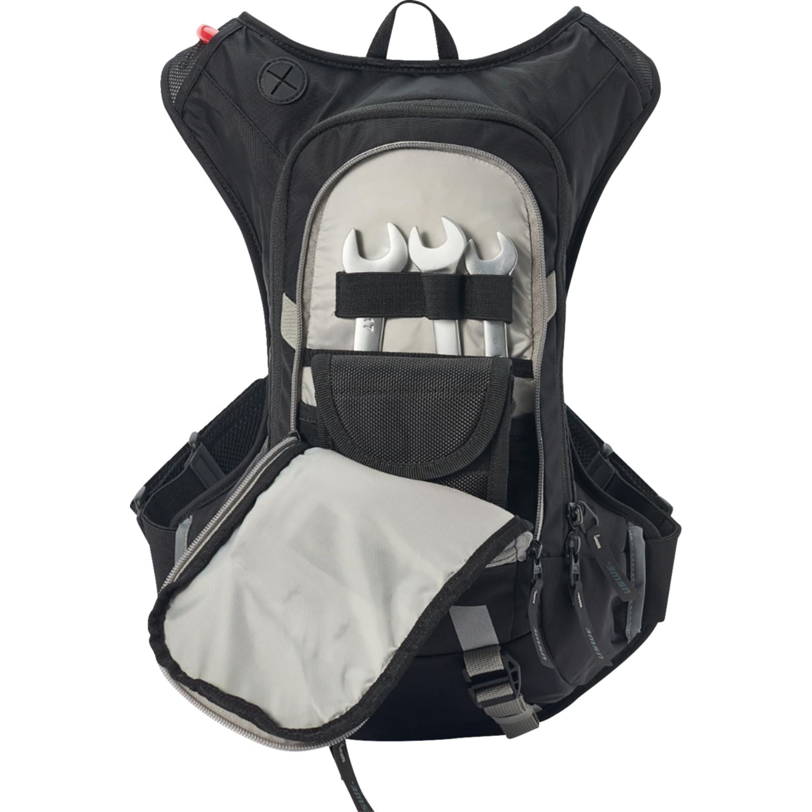 UsWe Moto Hydro 8 Hydration Pack - 8/Liter - 3/Liter Bladder - Carbon Black [MPN: V-2083401]_1441988