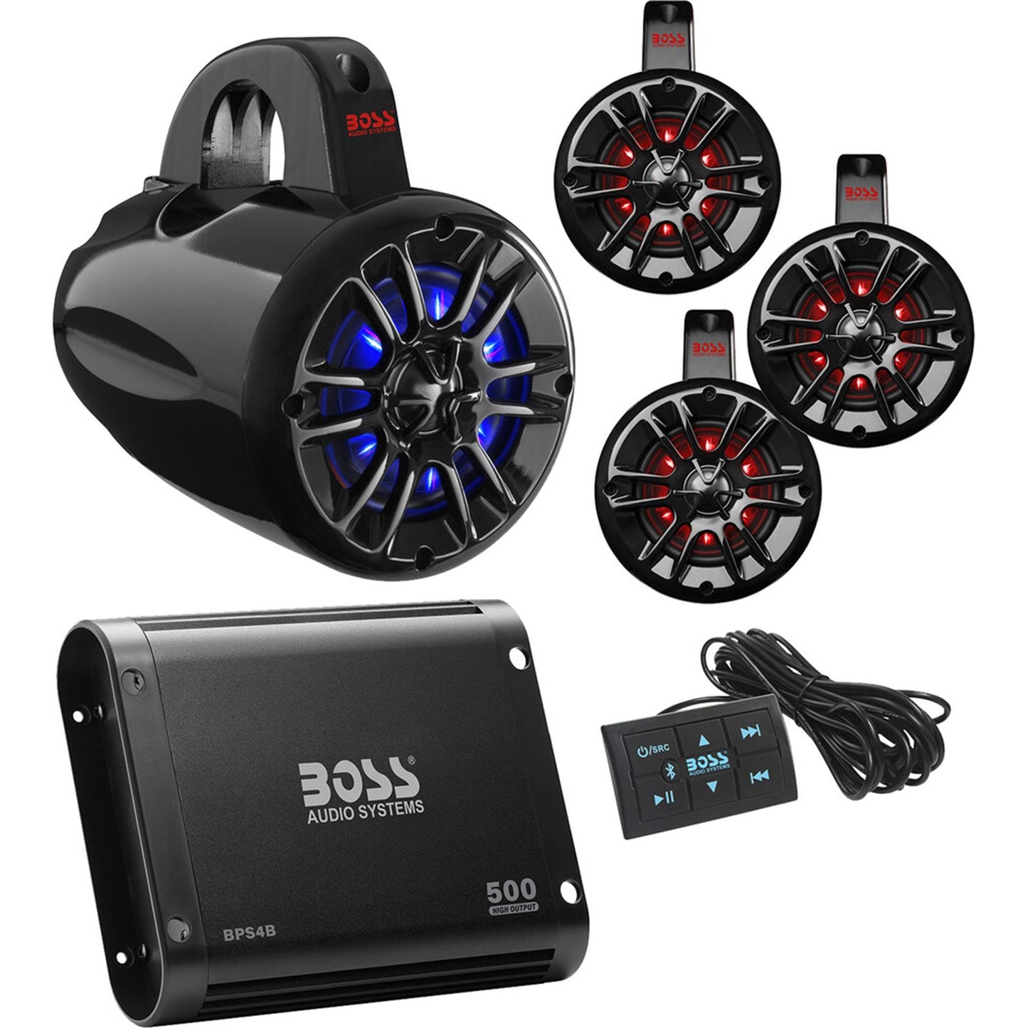 Boss Audio Universal 4-Speaker Kit for UTV UNI4RGB_679612
