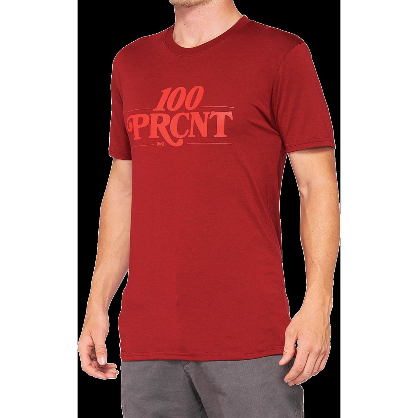 100% Searles Tech T-Shirt - Brick - Small 35027-068-10_776498
