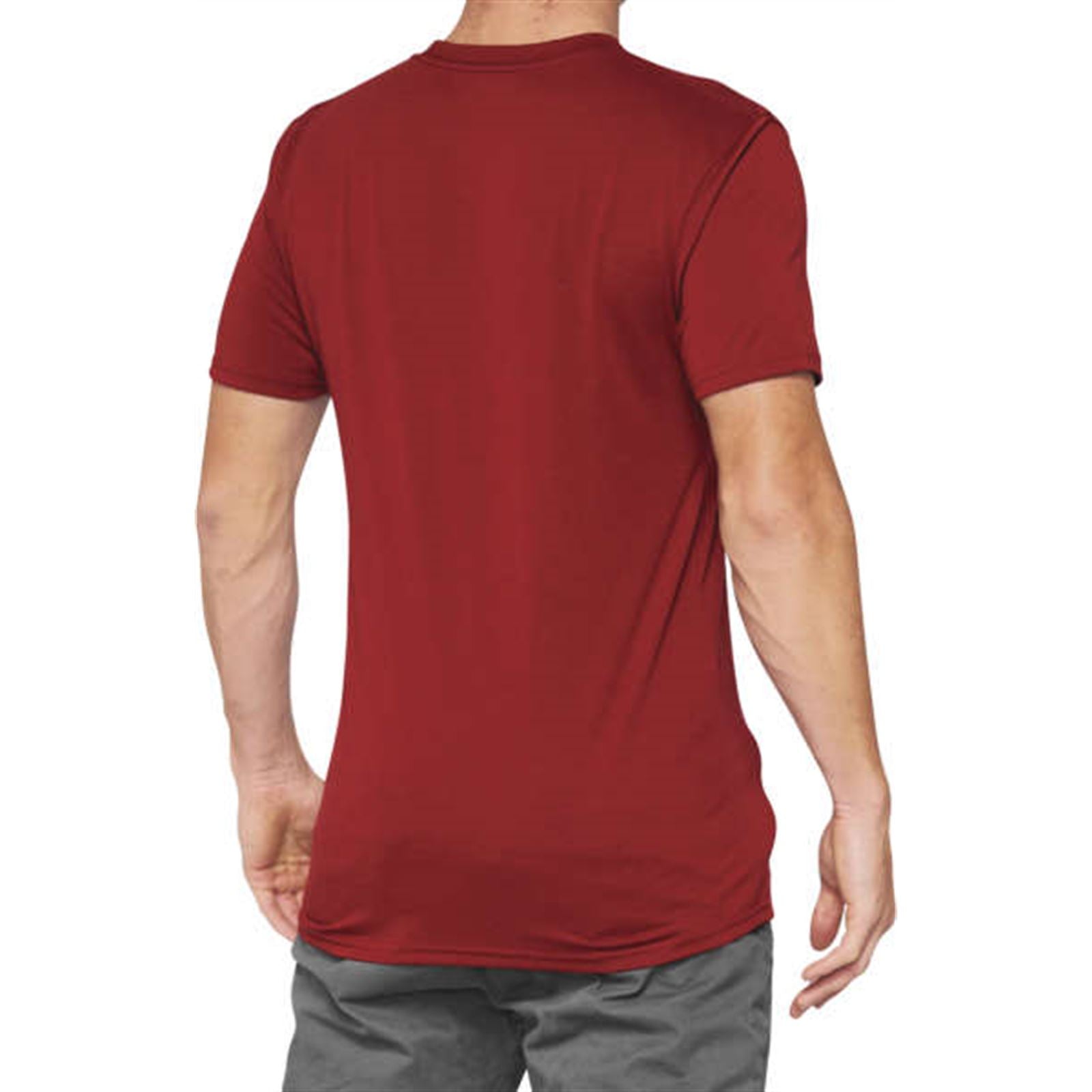 100% Searles Tech T-Shirt - Brick - Small 35027-068-10_987978