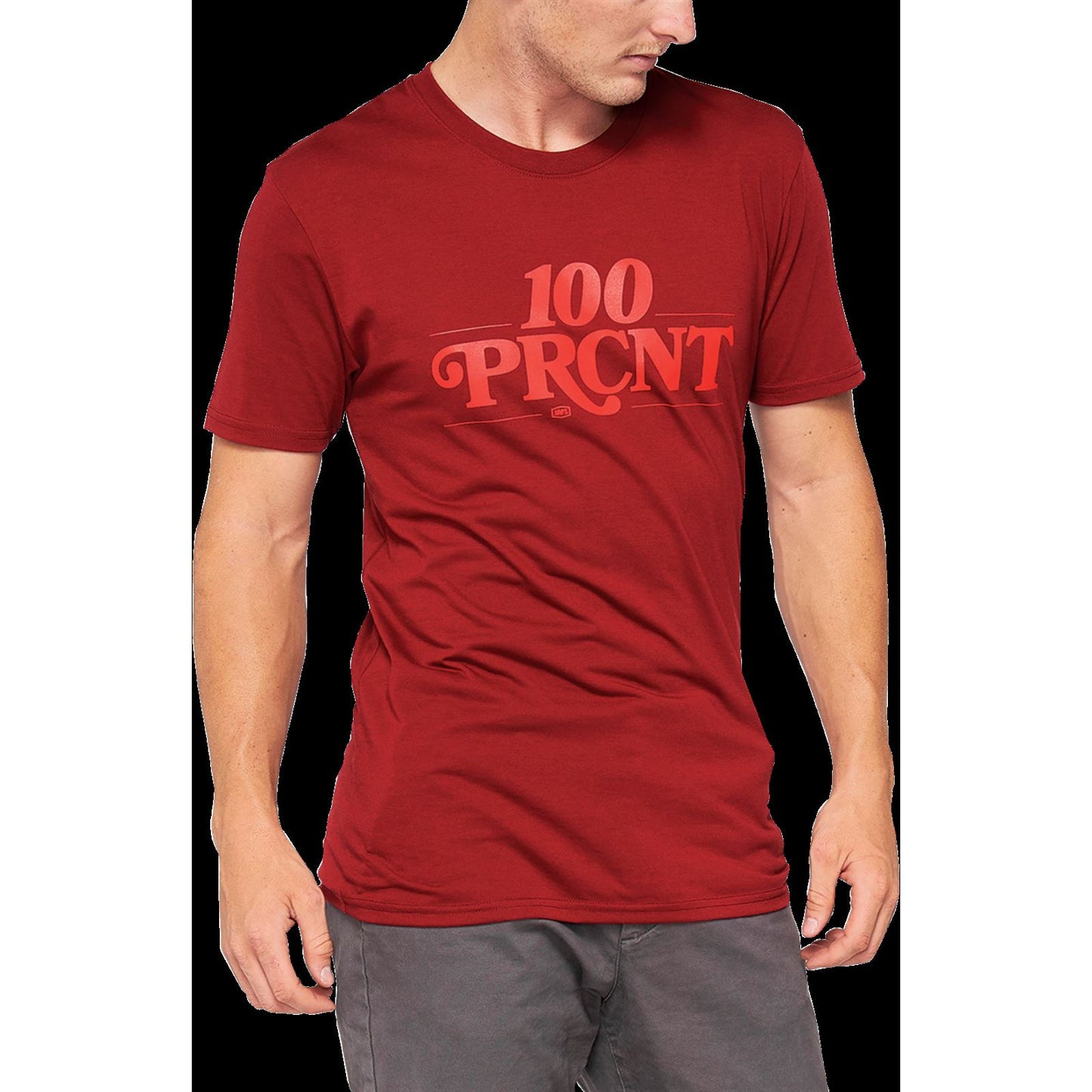 100% Searles Tech T-Shirt - Brick - Small 35027-068-10_776500