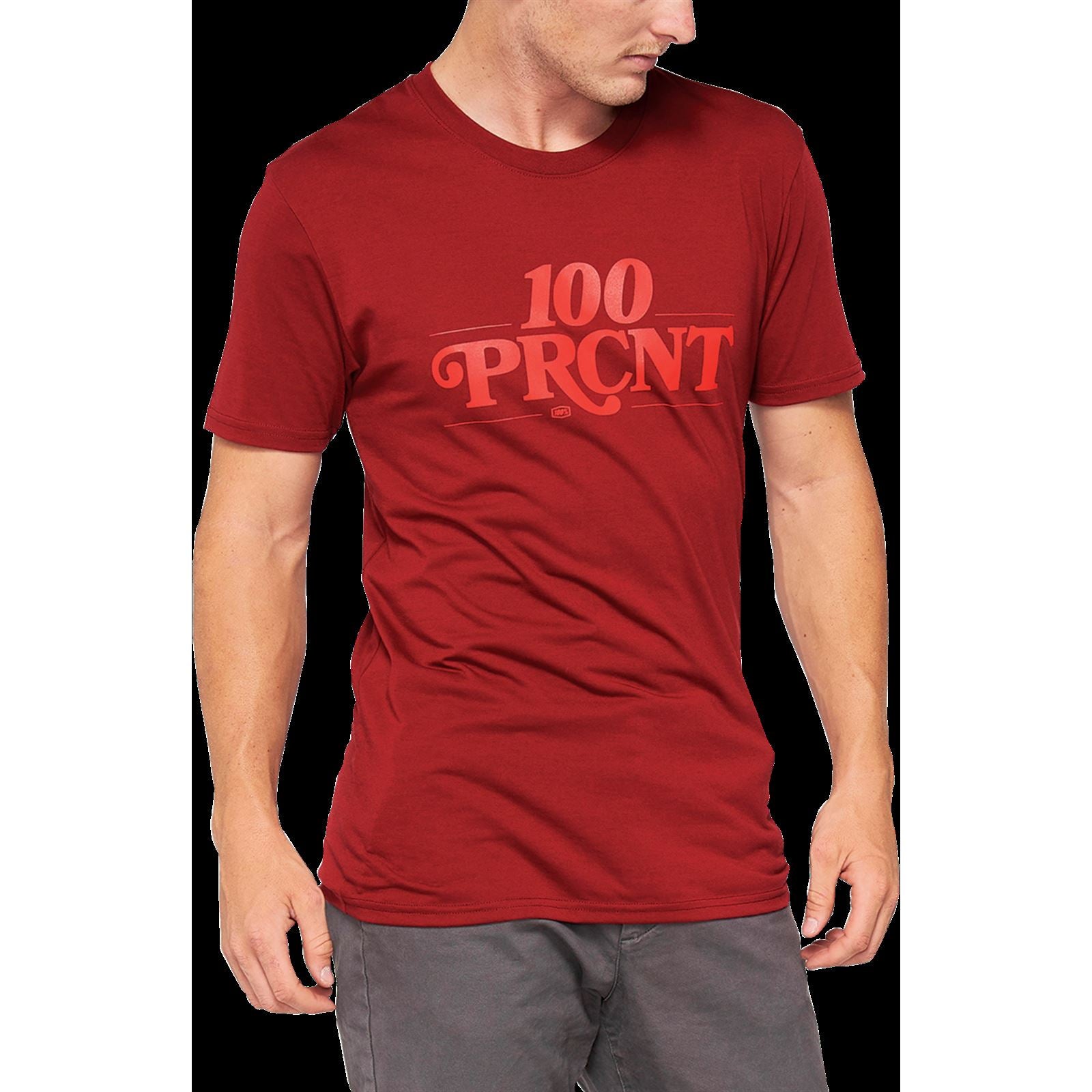 100% Searles Tech T-Shirt - Brick - Small 35027-068-10_776500