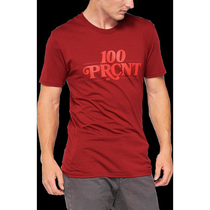 100% Searles Tech T-Shirt - Brick - Small 35027-068-10_776500