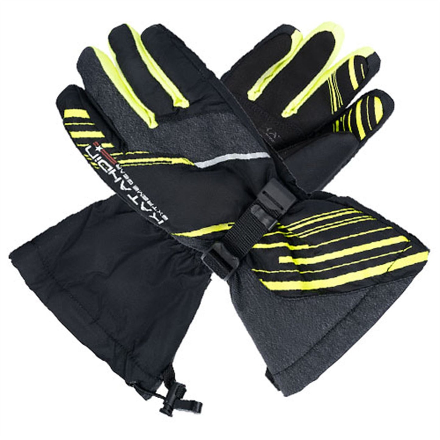 Katahdin Gear Gunner Gloves Black/Grey/Hi-Viz - Large [MPN: 84620304]_1058925