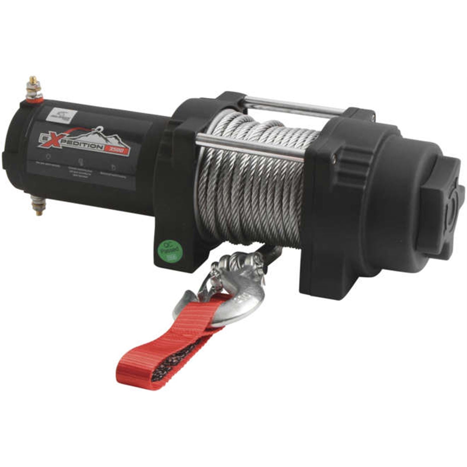 All Balls Expedition Winch 3500LB 4-Bolt Steel Cable with Roller Fairlead 431-01023_984102