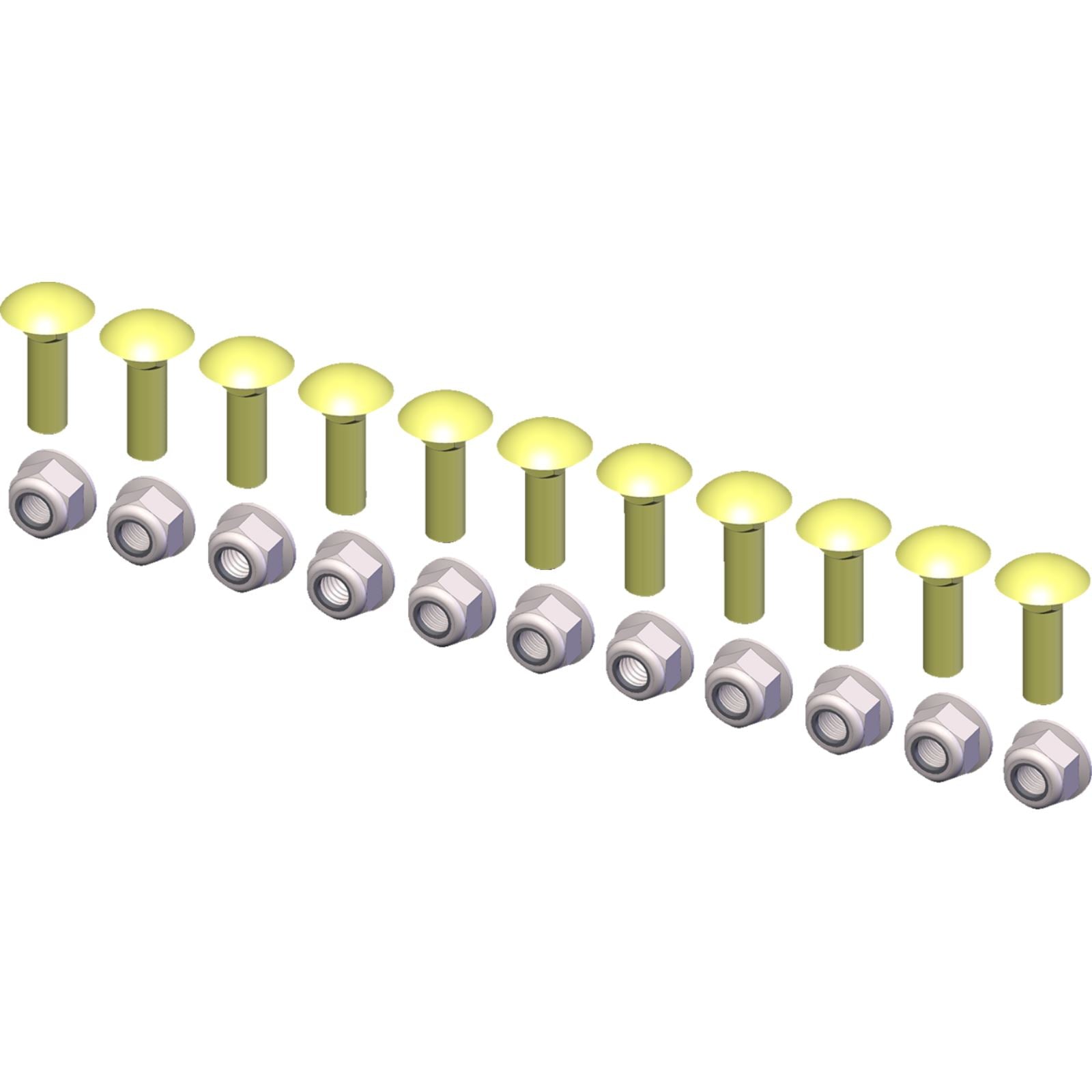 KFI Replacement Wear Bar Hardware Kit HK-410_1385549