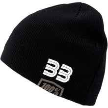 100% BB33 Skully Beanie - Black - One Size BB-20125-001-01_1012812