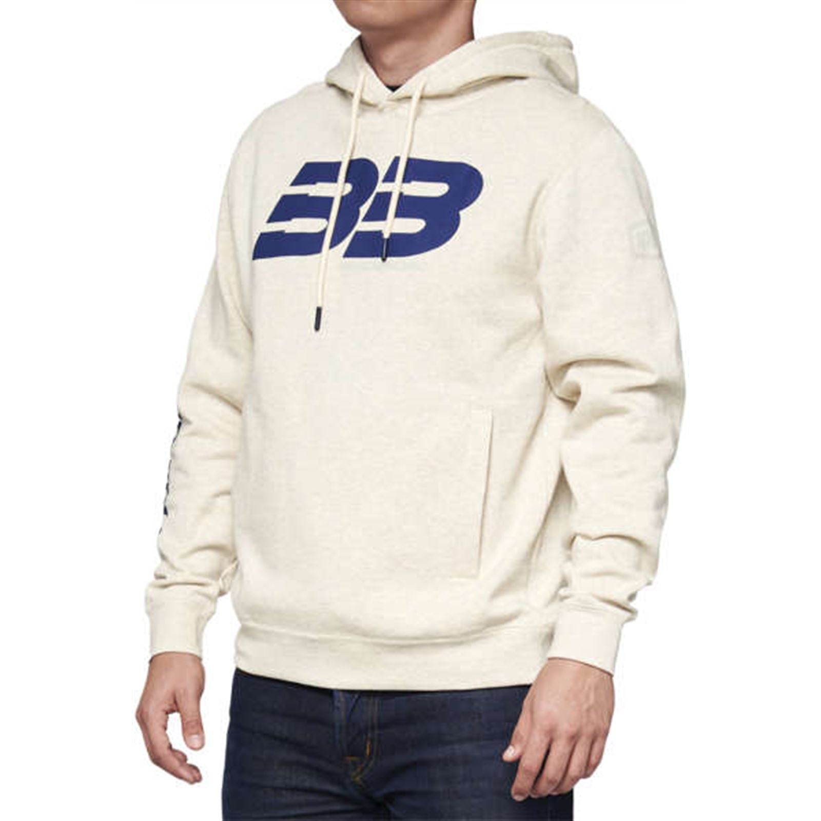 100% BB33 Pullover Welt Pocket Hoodie - Oatmeal - Small BB-36045-484-10_987399