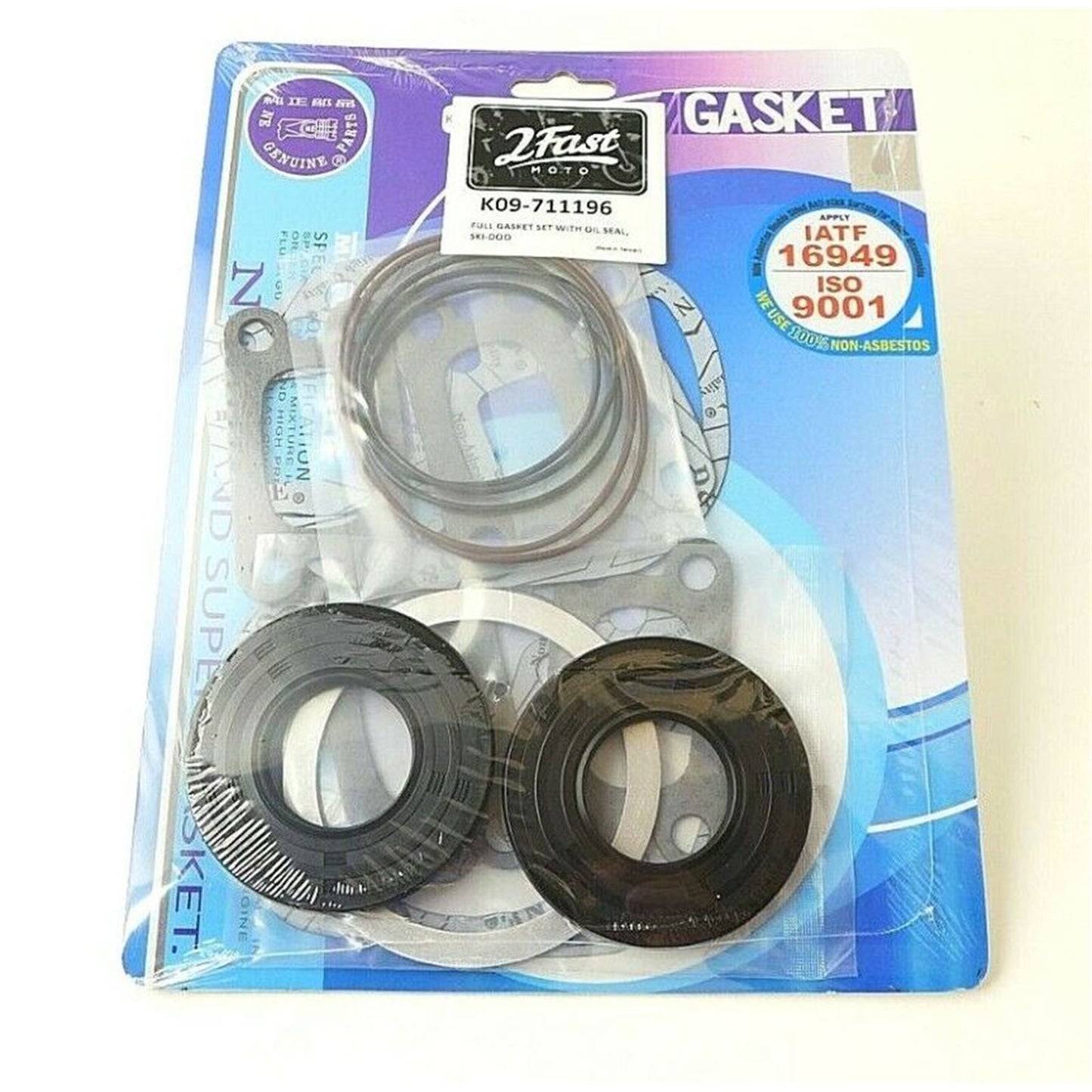 2FastMoto Full Gasket Set with Oil Seal for Ski-Doo 09-711196_860793