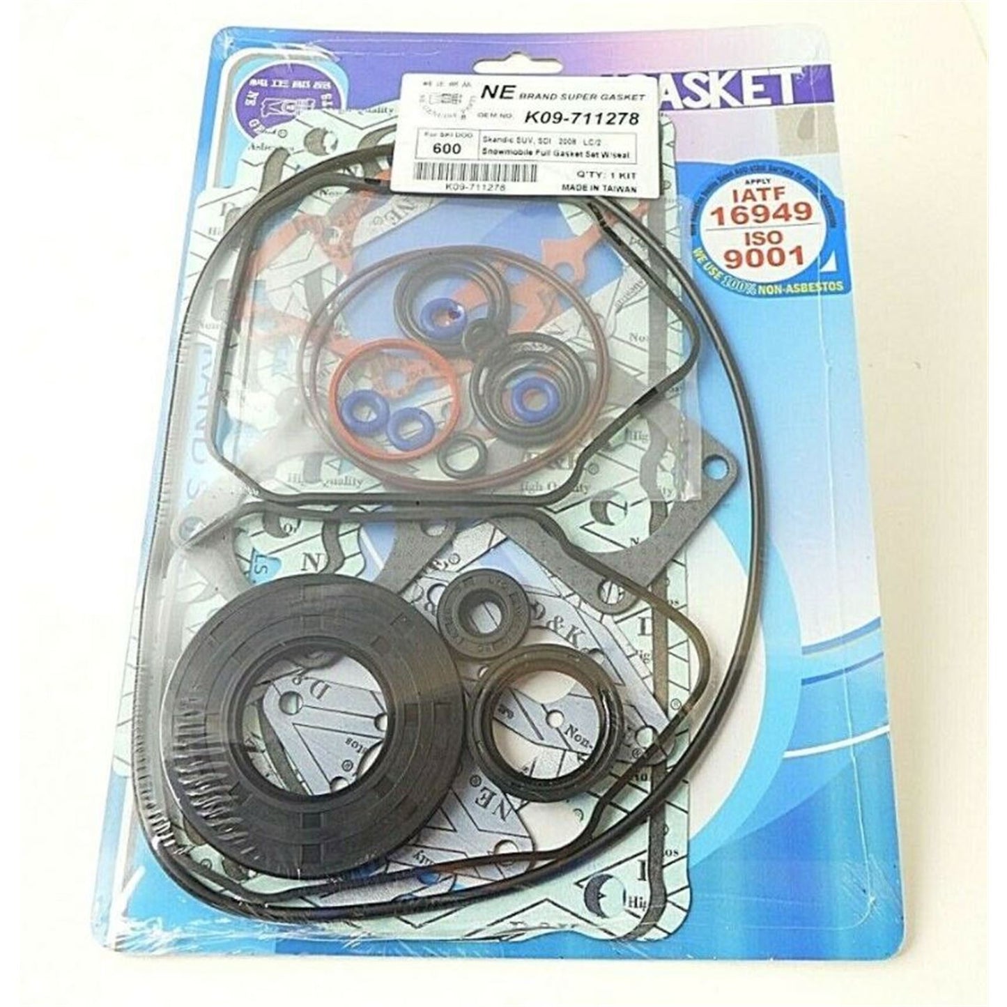 2FastMoto Full Gasket Set With Oil Seal For Ski-Doo MX-ZX 600  09-711278_860804