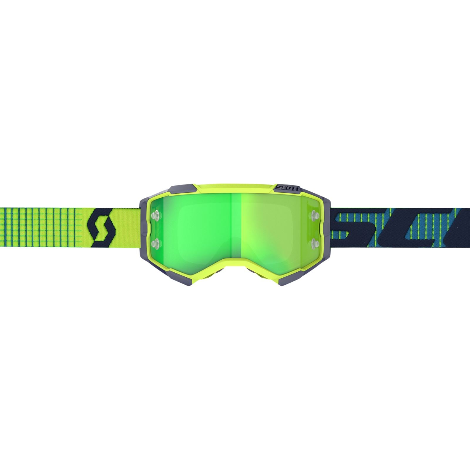 Scott Fury Goggles - Blue/Yellow with Green Chrome Works Lens [MPN: 272828-1054279]_1142361