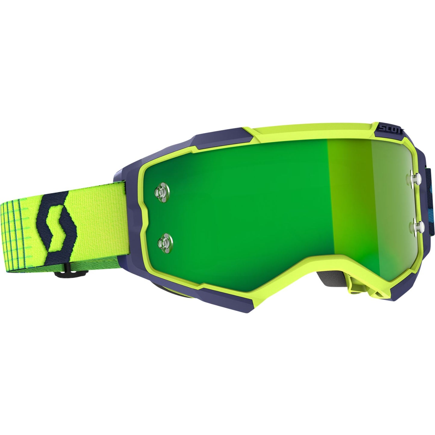 Scott Fury Goggles - Blue/Yellow with Green Chrome Works Lens [MPN: 272828-1054279]_1142362