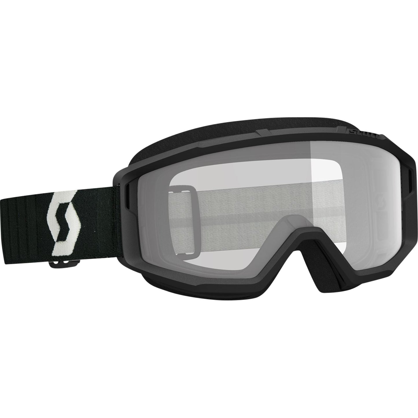 Scott Primal MX Sand/Dust Goggles - - Black/Grey with Clear Lens 278598-1001043_1142449