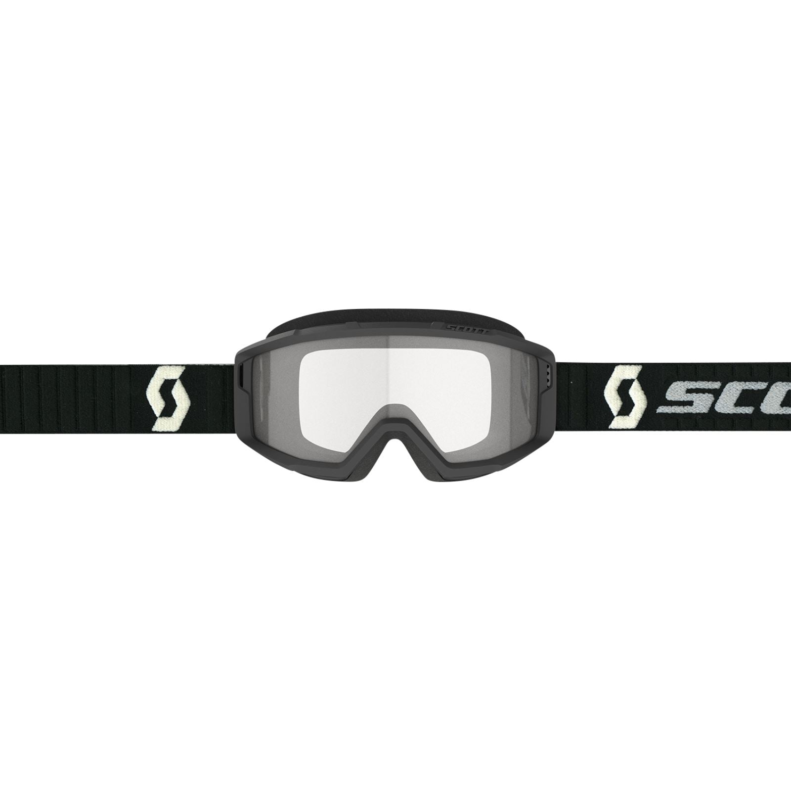 Scott Primal MX Sand/Dust Goggles - - Black/Grey with Clear Lens 278598-1001043_1142476