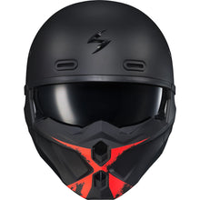 ScorpionEXO Covert X Face Mask Ray - Matte Red 52-730-09_1064450