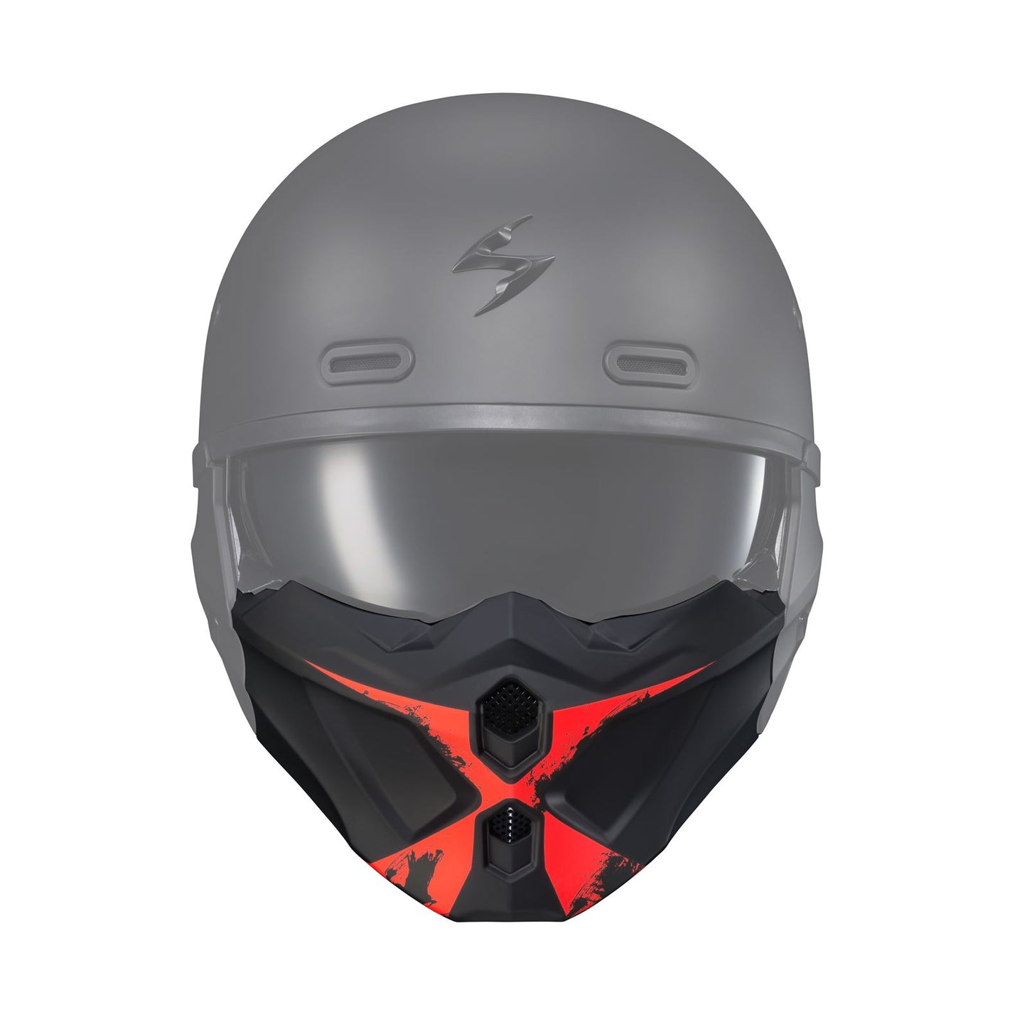 ScorpionEXO Covert X Face Mask Ray - Matte Red 52-730-09_1064451
