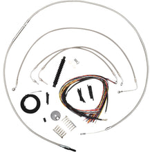 LA Choppers Cable/Brake Line Kit - Complete - 15" - 17" Ape Hanger - Stainless [MPN: LA-8154KT2-16]_1055117
