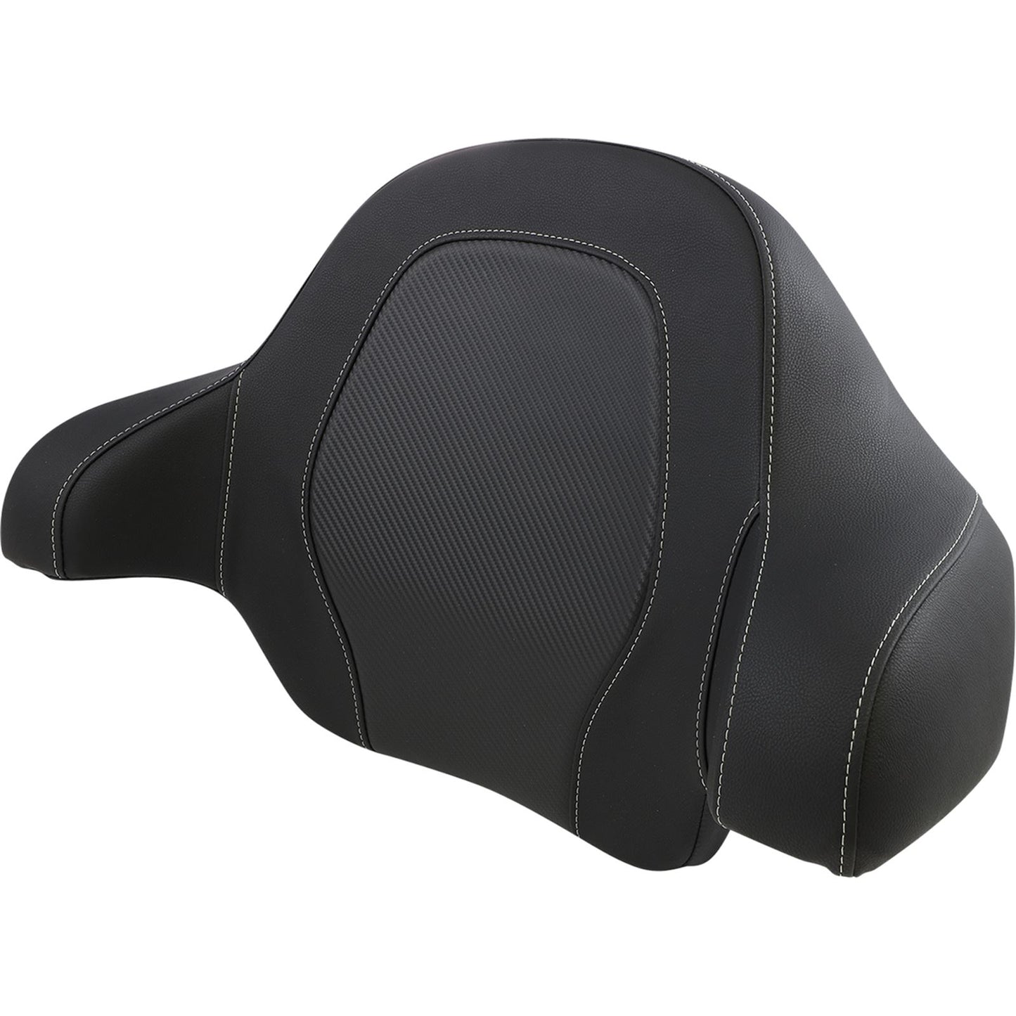 Saddlemen Tour-Pak® Backrest Pad - Road Sofa Seat - Black - Carbon Fiber 814-07-TPACK-CF_1012907