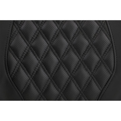 Saddlemen Tour-Pak® Backrest Pad - Road Sofa Lattice Stitched Seat - Black 814-07-TPACK-LS_1012887