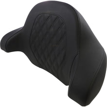 Saddlemen Tour-Pak® Backrest Pad - Step-Up - Lattice Stitch - Black 814-07-TPACK-SU_1012863