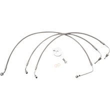 LA Choppers Brake Lines - Mini Ape Hanger Handlebars - Stainless Steel [MPN: LA-8154B08]_1055198