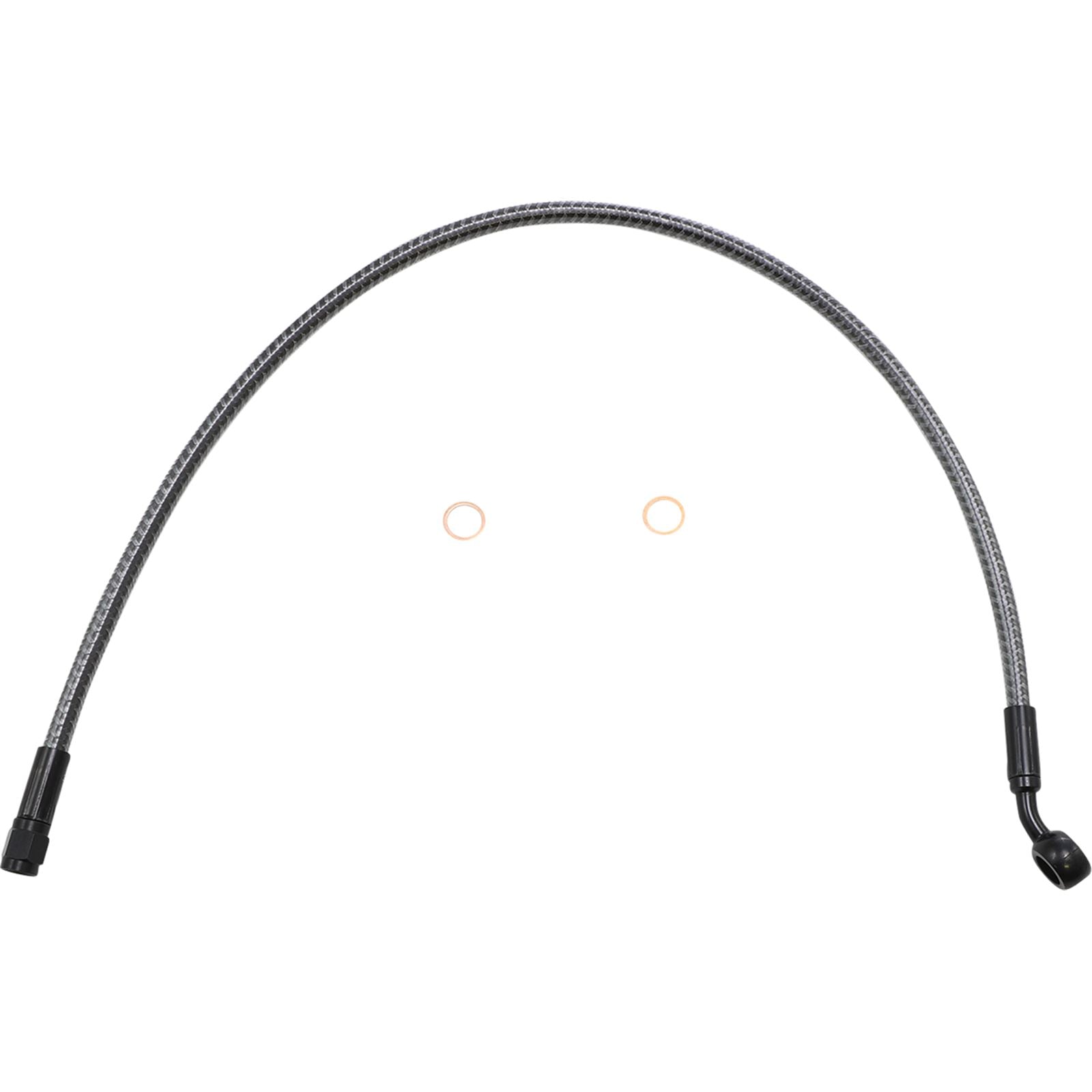 Magnum Brake Line - Front - 3/8" - 35° - 23" - Karbonfibr [MPN: 77123]_1055182