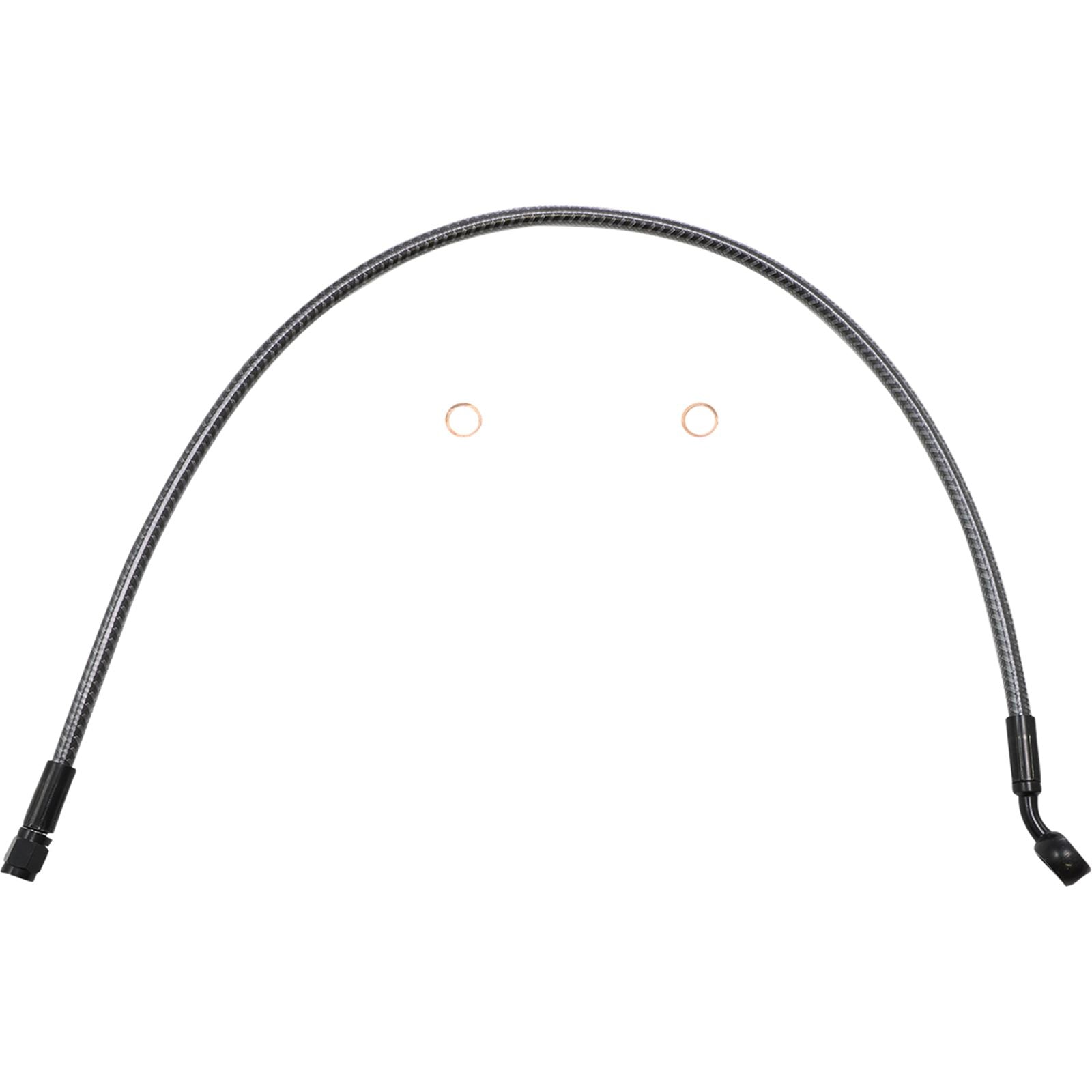 Magnum Brake Line - Front - 3/8" - 35° - 25" - Karbonfibr [MPN: 77125]_1055183