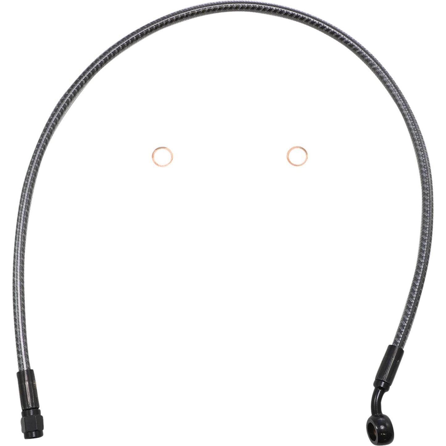 Magnum Brake Line - Front - 3/8" - 35° - 27" - Karbonfiber [MPN: 77127]_1055184
