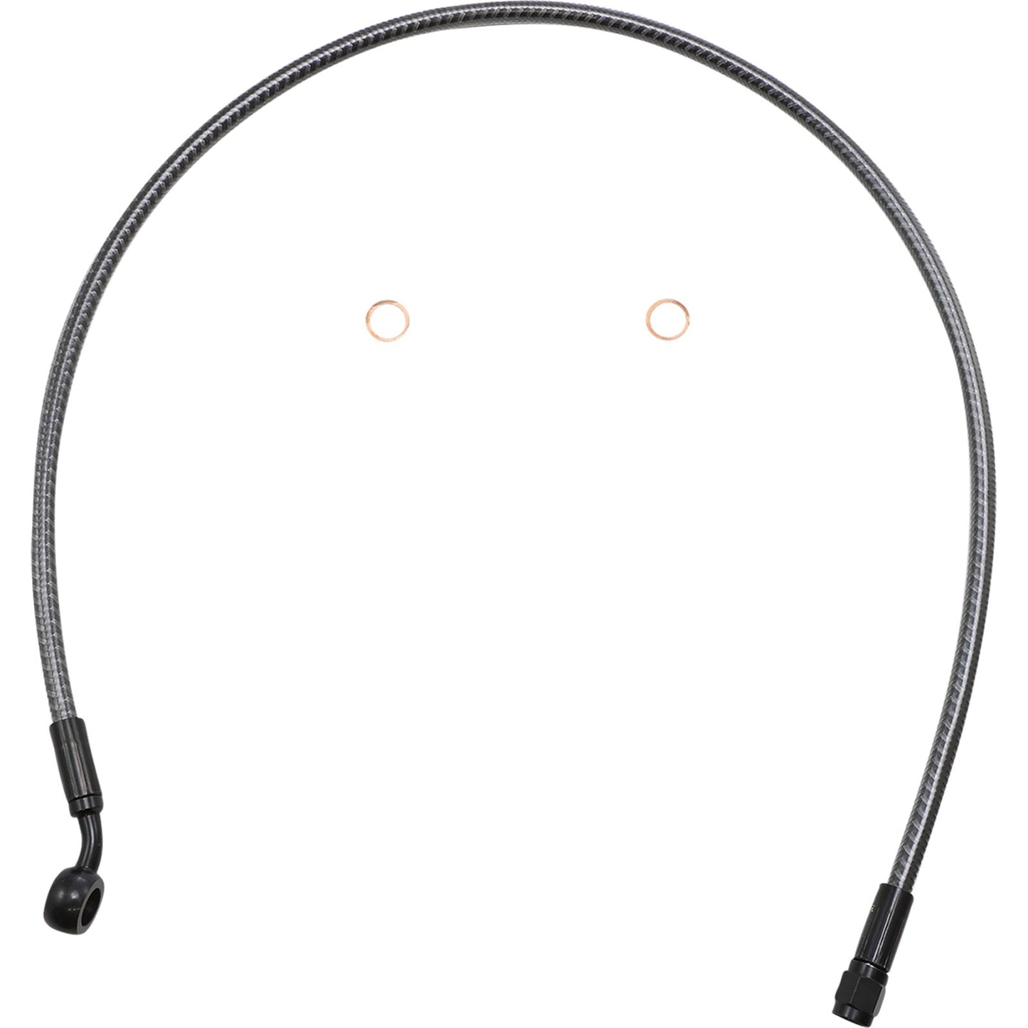 Magnum Brake Line - Front - 3/8" - 35° - 29" - Karbonfibr [MPN: 77129]_1055185