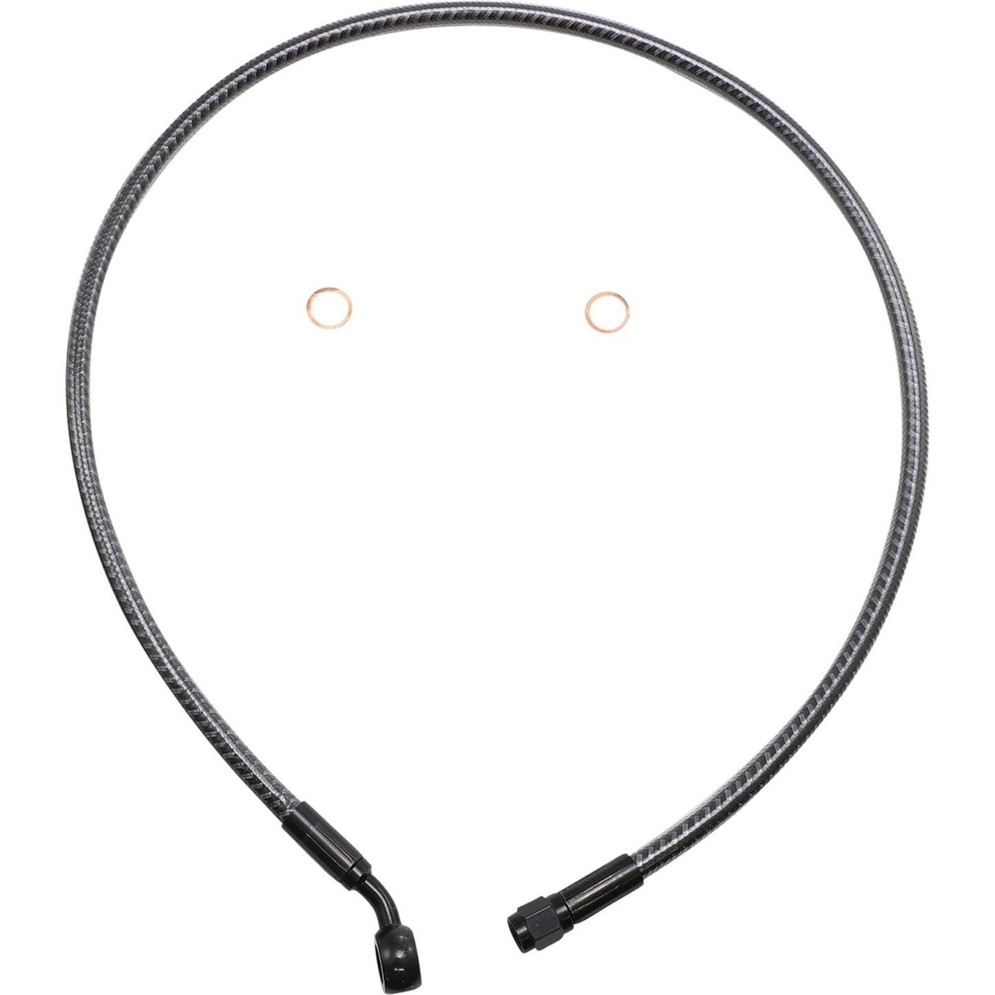 Magnum Brake Line - Front - 3/8" - 35° - 31" - Karbonfibr [MPN: 77131]_1055186