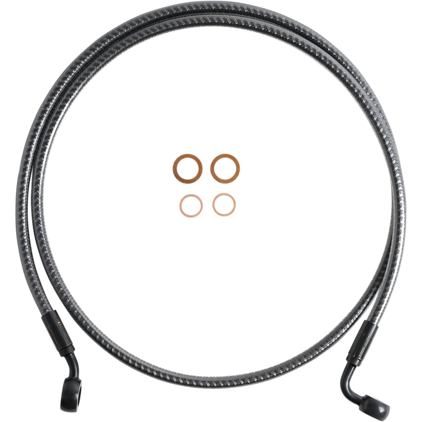 Magnum Brake Line - Front - 35°/90° - 48" - Karbonfibr [MPN: 76148SW]_1055188