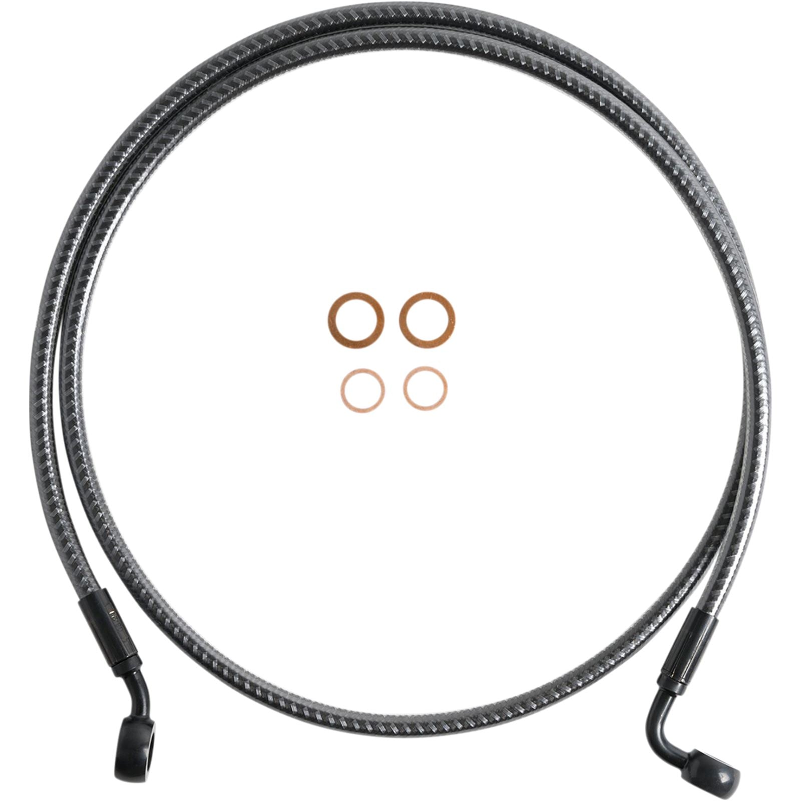 Magnum Brake Line - Front - 35°/90° - 48" - Karbonfibr [MPN: 76148SW]_1055188