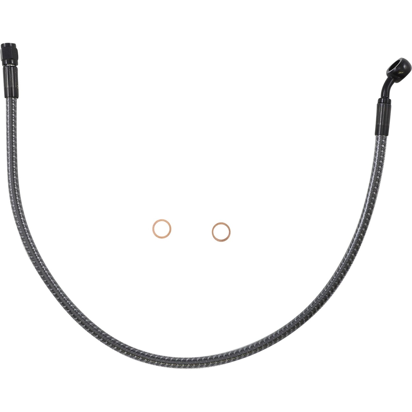 Magnum Brake Line - Front - 10 mm - 35° - 22" - Karbonfibr [MPN: AS77122]_1055251