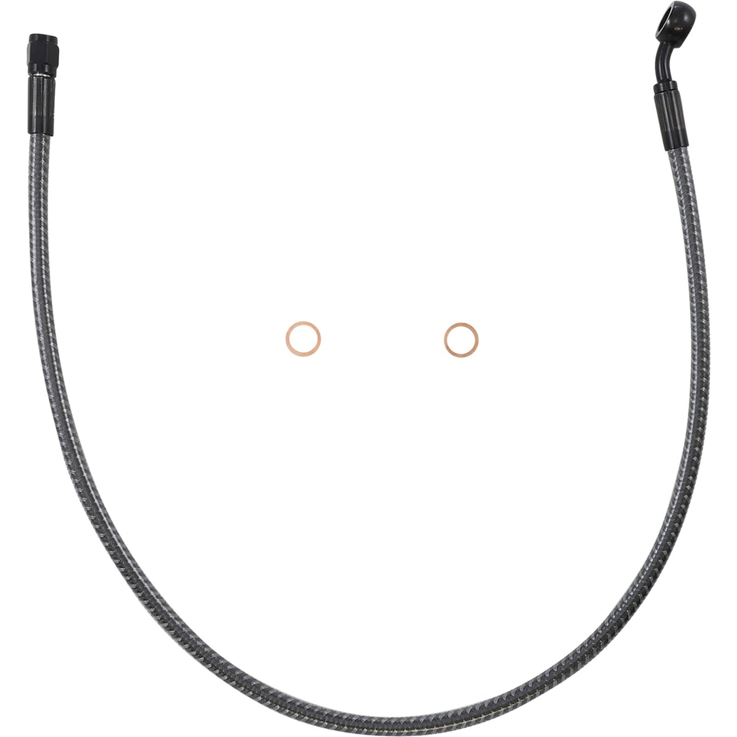 Magnum Brake Line - Front - 10 mm - 35° - 26" - Karbonfiber [MPN: AS77126]_1055253