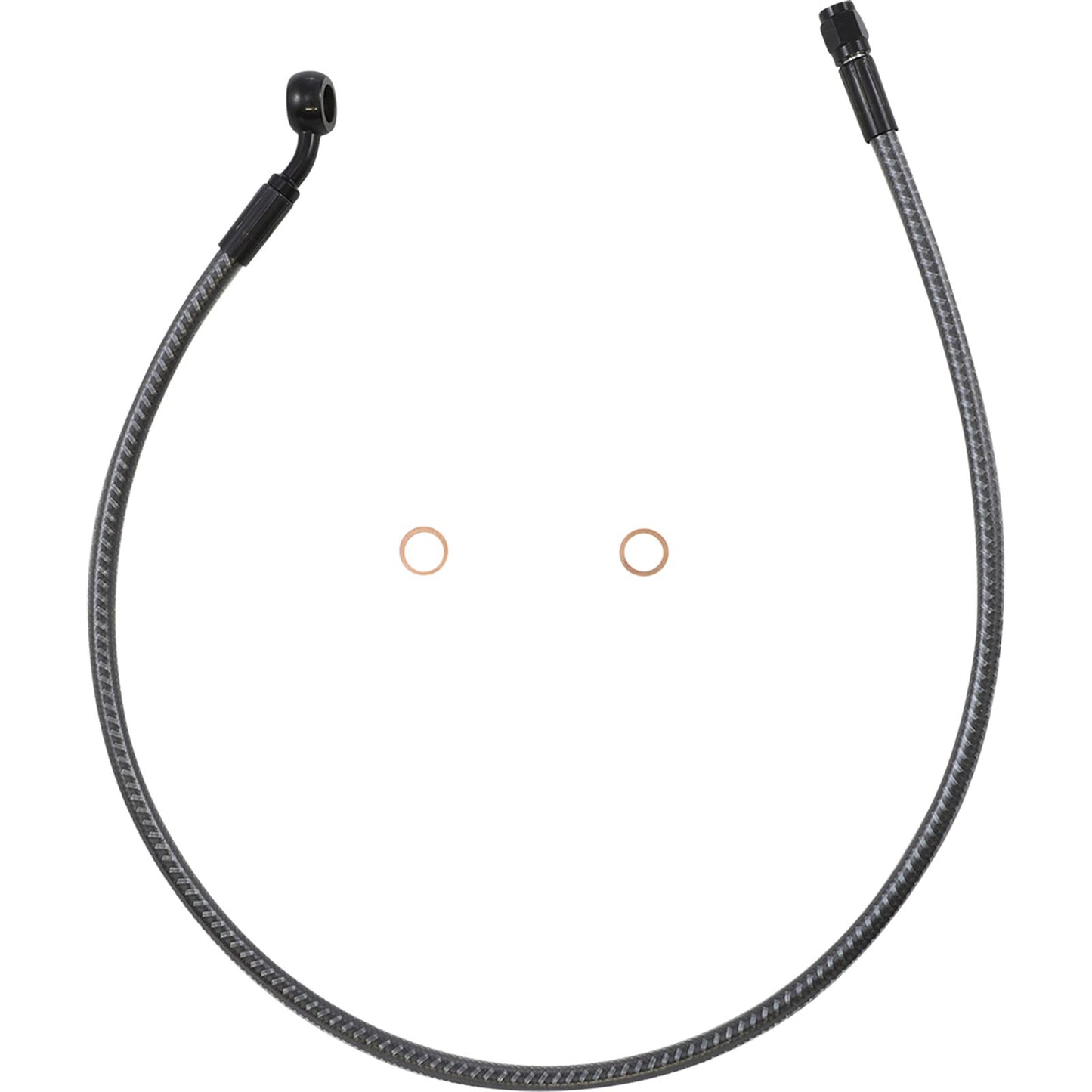 Magnum Brake Line - Front - 10 mm - 35° - 28" - Karbonfiber [MPN: AS77128]_1055254