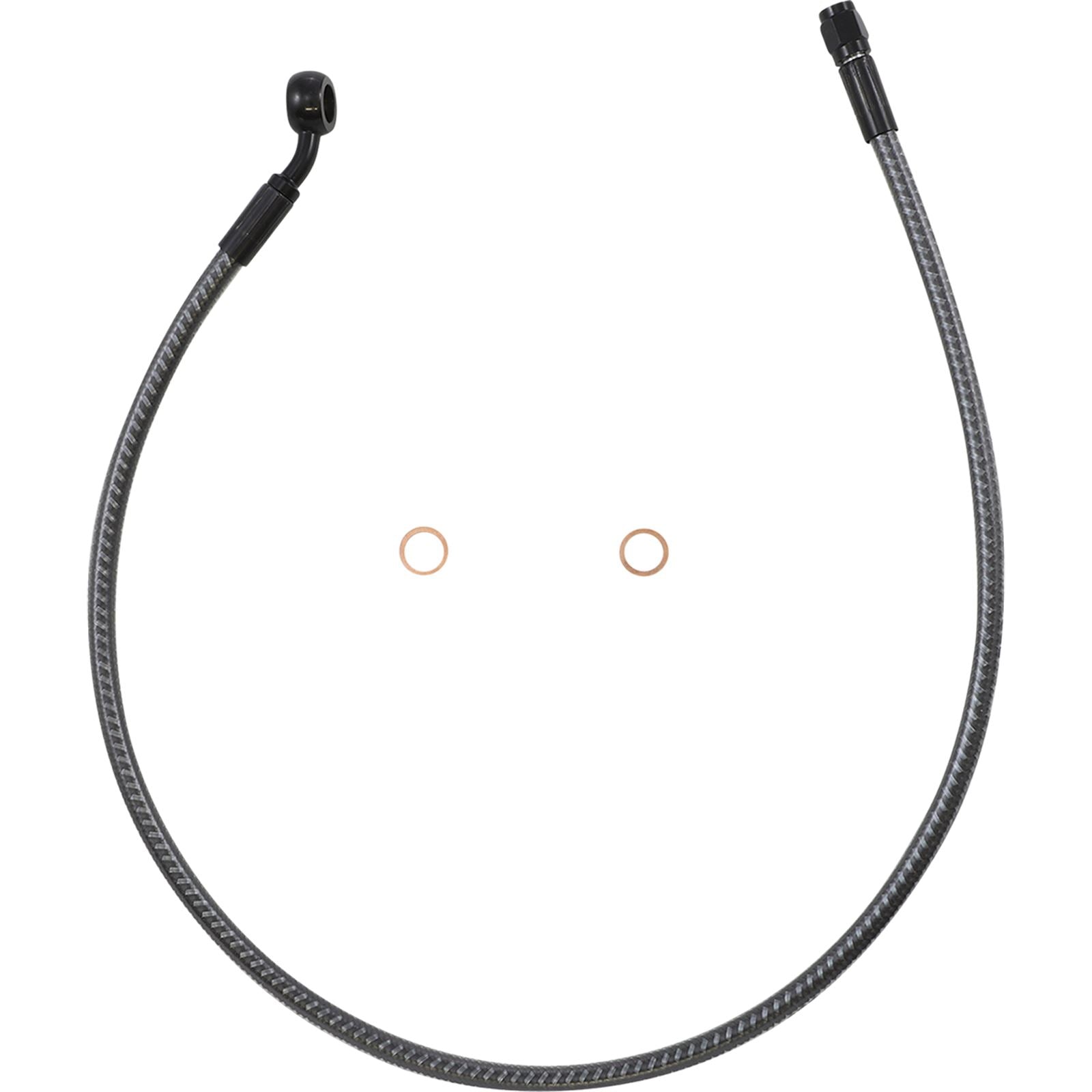 Magnum Brake Line - Front - 10 mm - 35° - 28" - Karbonfiber [MPN: AS77128]_1055254