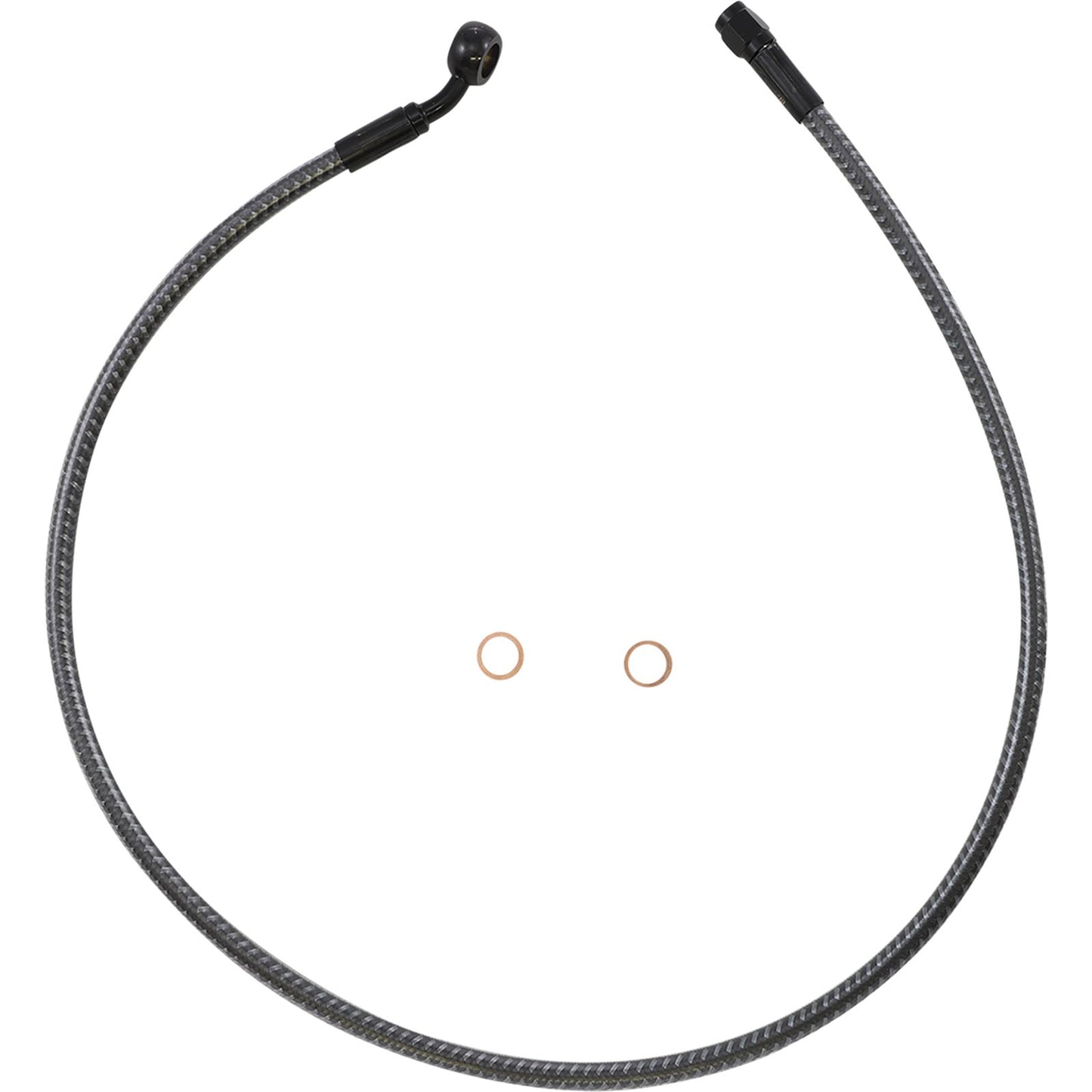 Magnum Brake Line - Front - 10 mm - 35° - 32" - Karbonfibr [MPN: AS77132]_1055256