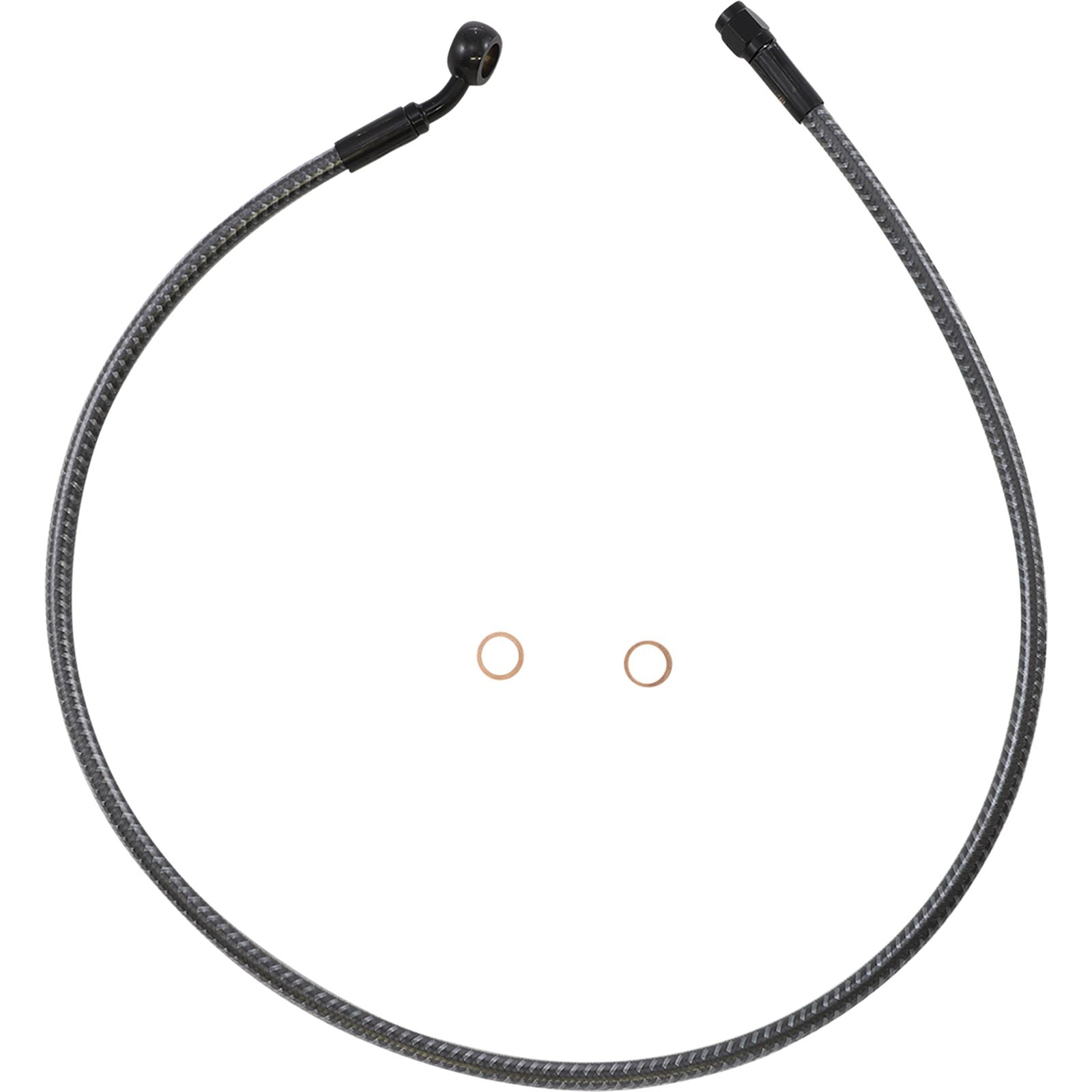 Magnum Brake Line - Front - 10 mm - 35° - 32" - Karbonfibr [MPN: AS77132]_1055256