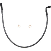 Magnum Brake Line - Front - 10 mm - 90° - 24" - Karbonfibr [MPN: AS77224]_1055259