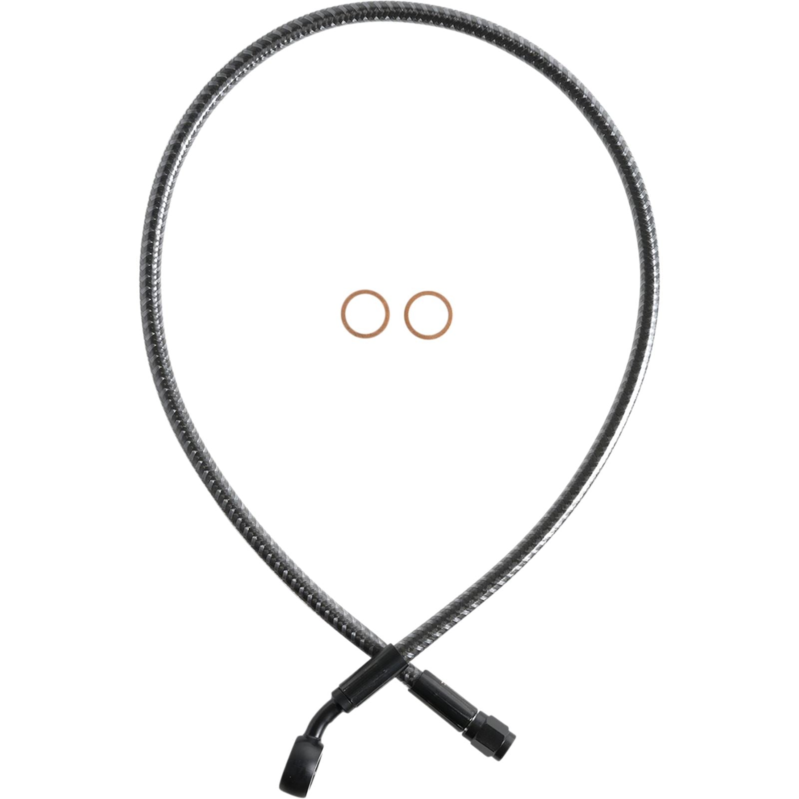 Magnum Brake Line - Front - 12 mm - 35° - 26" - Karbonfibr [MPN: AS778126]_1055222