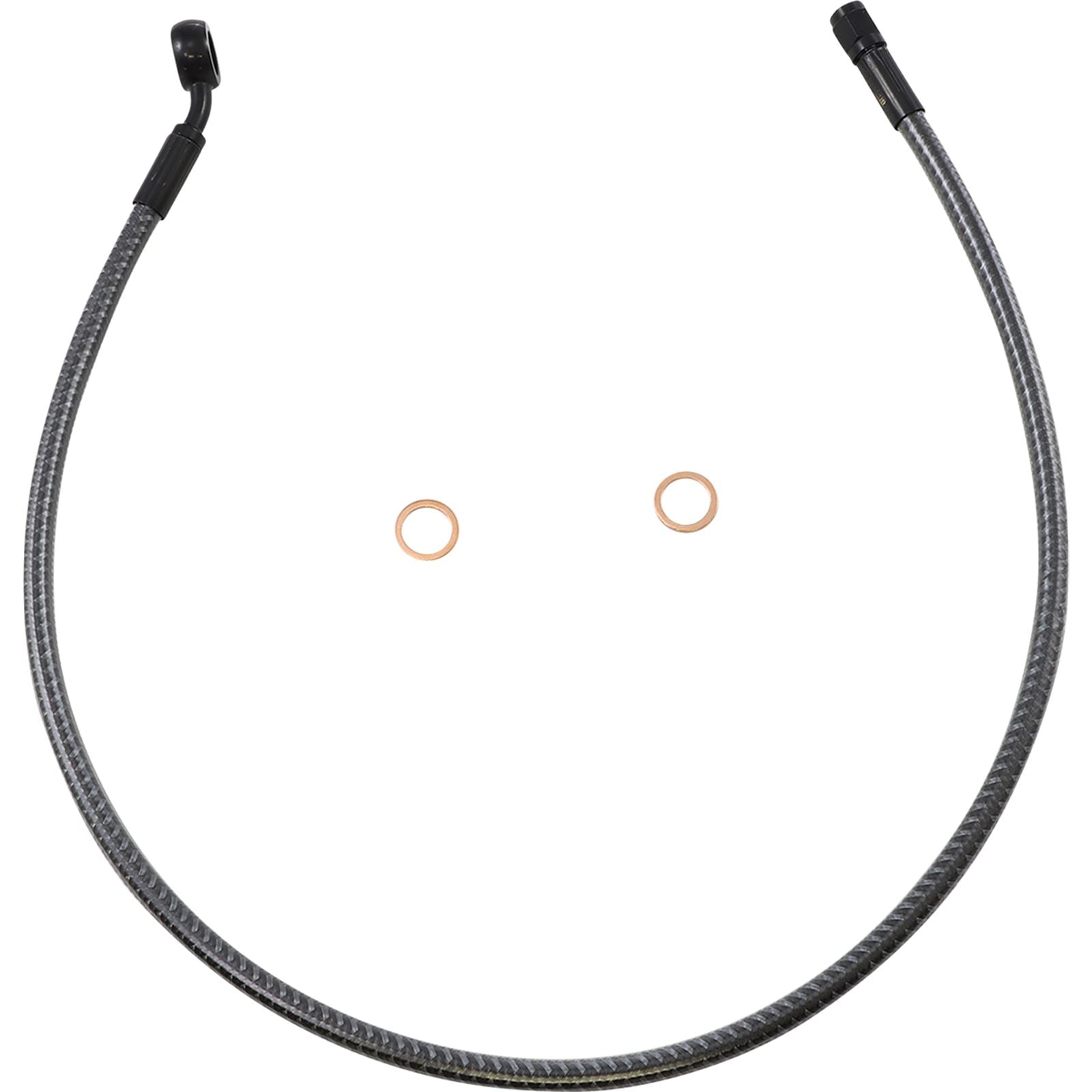 Magnum Brake Line - Front - 12 mm - 35° - 28" - Karbonfiber [MPN: AS778128]_1055223