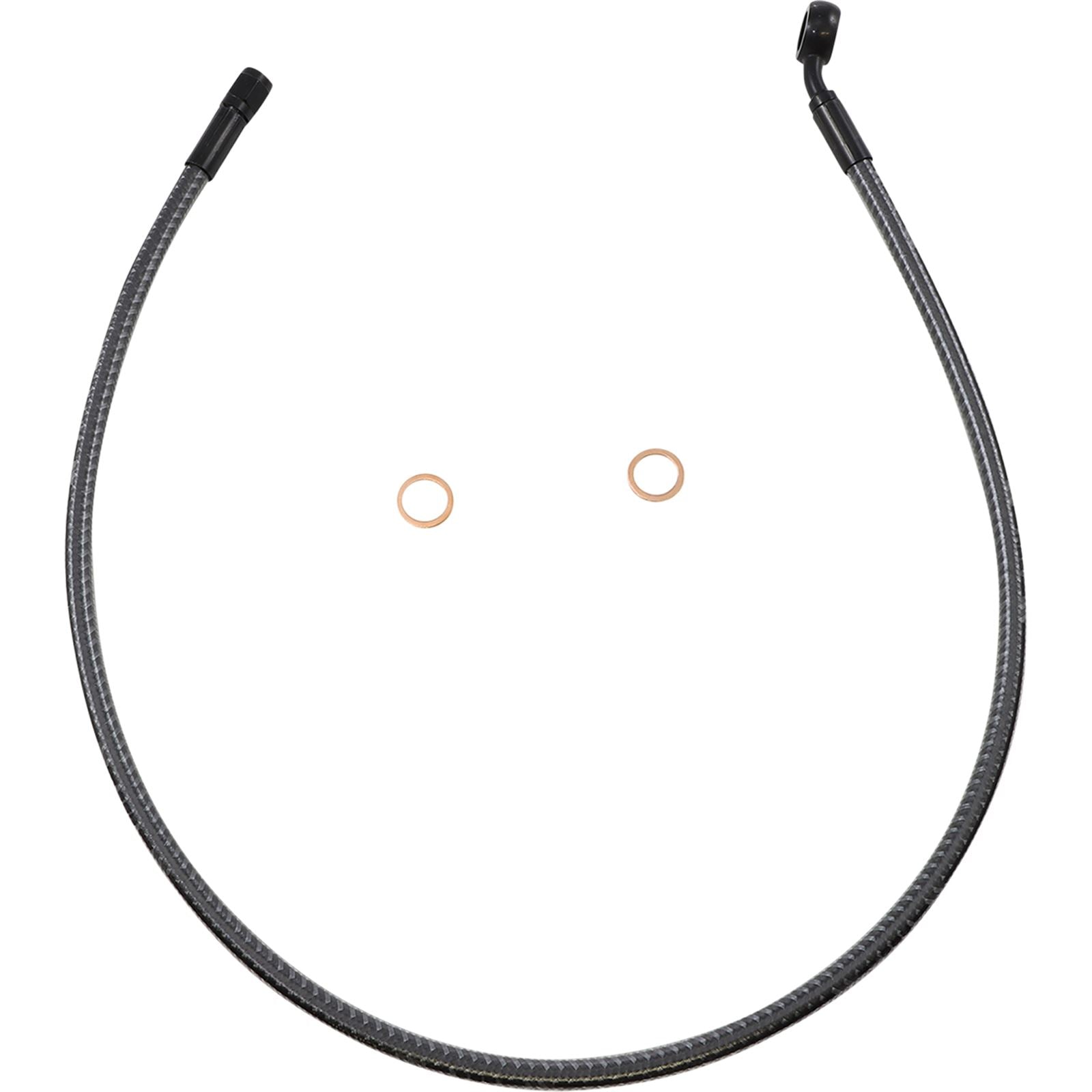 Magnum Brake Line - Front - 12 mm - 35° - 30" - Karbonfibr [MPN: AS778130]_1055224