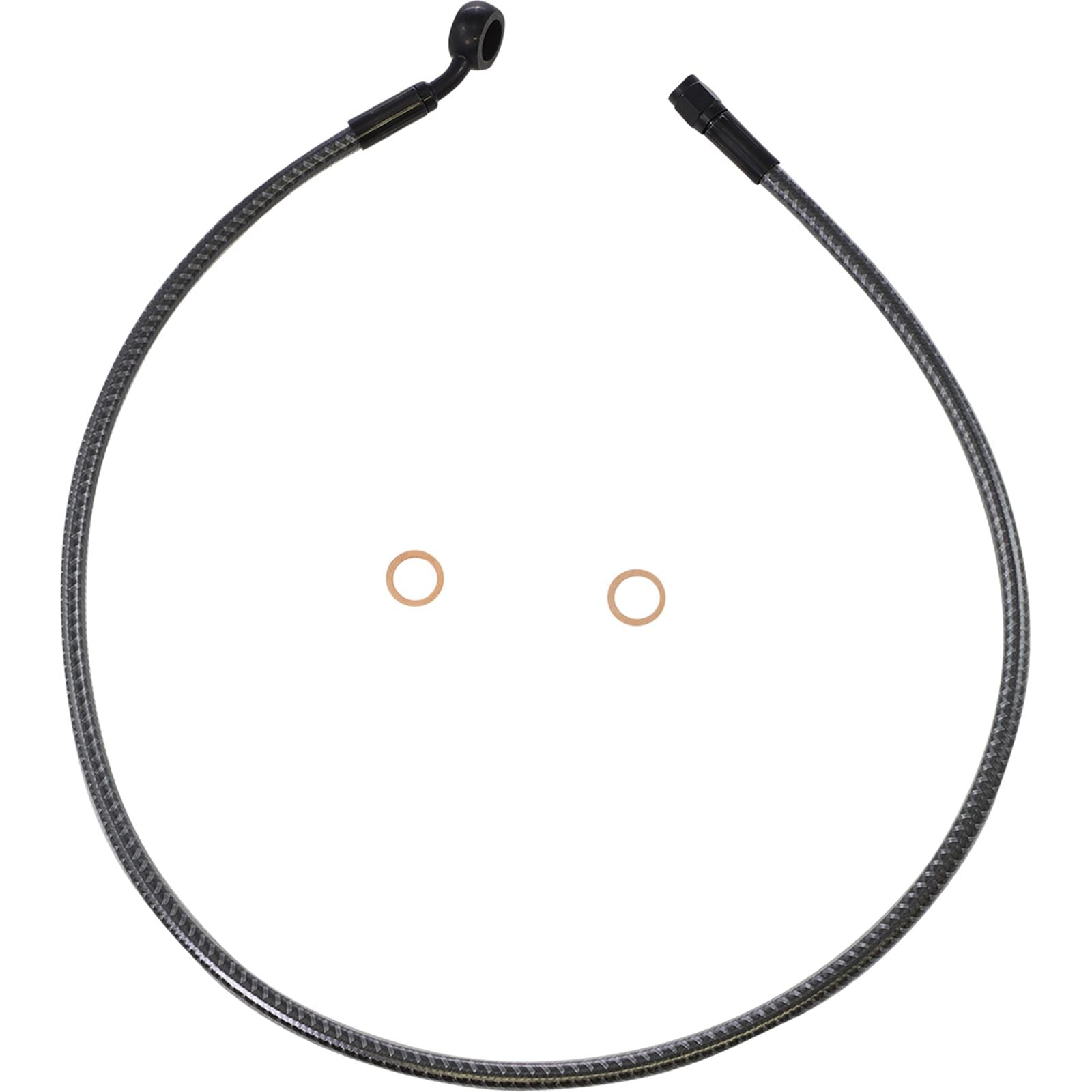 Magnum Brake Line - Front - 12 mm - 35° - 32" - Karbonfibr [MPN: AS778132]_1055225