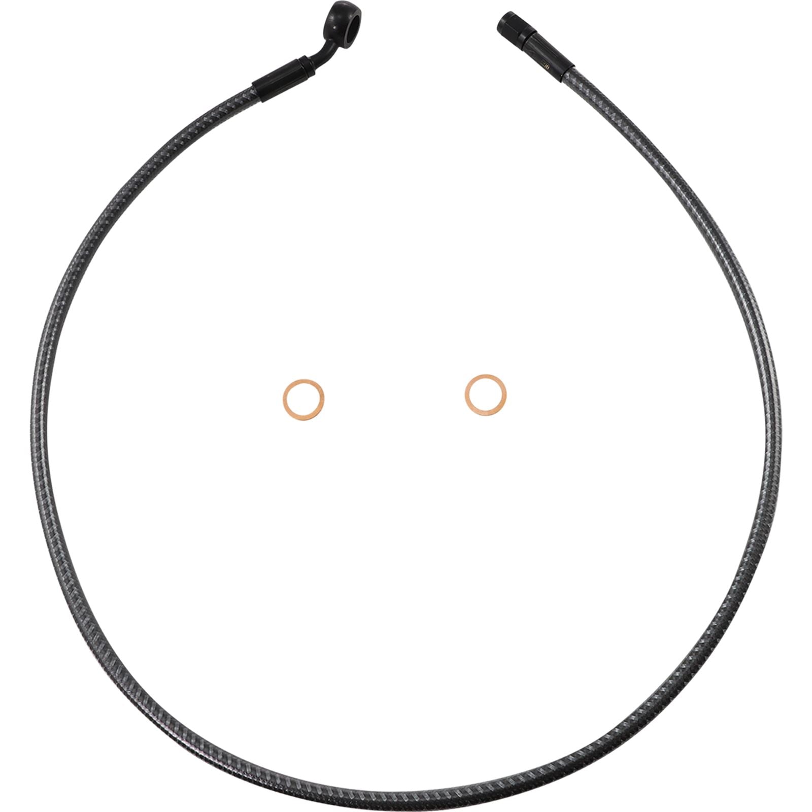 Magnum Brake Line - Front - 12 mm - 35° - 34" - Karbonfibr [MPN: AS778134]_1055226