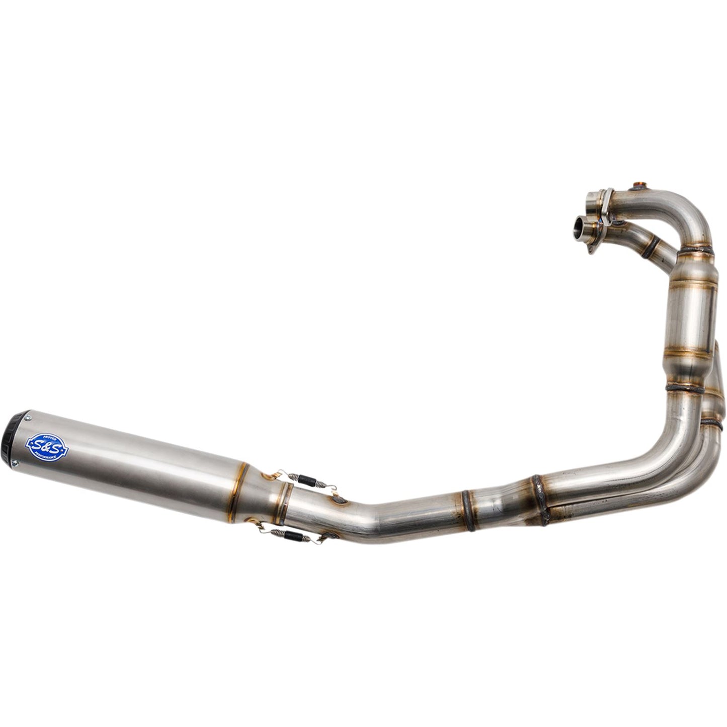 S&S Cycle 2:1 Stainless Steel Exhaust - Fits Royal Enfield 550-1029A_1012947